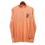  Callaway CALLAWAY.... длинный рукав с высоким воротником рубашка окантовка cut and sewn orange M мужской 