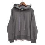 b-ju Roo doBou Jeloud Bab Bab задний автомобиль n Parker тянуть over задний переключатель длинный рукав угольно-серый F 803012 женский 