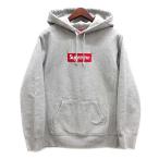 シュプリーム SUPREME 2016AW ボックスロゴ スウェット パーカー BOX LOGO HOODED SWEATSHIRT ヘザーグレー S ☆AA★ メンズ