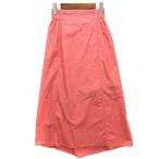 ショッピングローン セオリー Theory 2023SS テックローン チューリップ スカート ロング丈 TECH LAWN ELASTIC TULIP SKIRT サーモンピンク P 3207302 美品