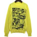 ディースクエアード DSQUARED2 ニット セーター 長袖 クルーネック PUNK BROTHER イエロー 黄 S S74HA0955 メンズ