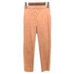 未使用品 セオリー Theory エコ クランチ ウォッシュ リネン プルオン パンツ ECO CRUNCH WASH TREECA PULL ON J 2021SS サーモン XXX0