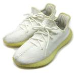 アディダス adidas イージーブースト YEEZY BOOST 350 V2 スニーカー CP9366 クリームホワイト Cream White 25.5cm ☆AA★ メンズ