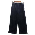 ユニクロ UNIQLO ワイド トラウザー ジーンズ デニム パンツ ネイビー 紺 S 469819 レディース