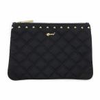  не использовался товар myu вуаль muveil заклепки клатч сумка стеганое полотно черный чёрный женский 