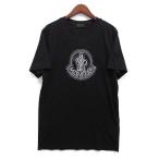 モンクレール MONCLER 2024SS ロゴプリント アイコンパッチ Tシャツ 半袖 クルーネック 8C00028 ブラック 黒 M メンズ