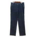 未使用品 サンタフェ SantaFe カシミヤ混 デニム パンツ ストレート ジーンズ インディゴ 35 メンズ