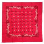  Wrangler WRANGLER - ba рукоятка kHAV-A-HANK бандана трос Logo хлопок красный красный RN15187 Vintage 