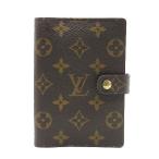 ルイヴィトン LOUIS VUITTON モノグラム アジェンダPM 手帳カバー 6穴式 R20005 メンズ レディース