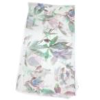 ポールスミス PAUL SMITH サマー ストール コットン ボタニカル ペールグリーン