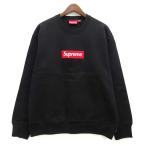 シュプリーム SUPREME ボックスロゴ クルーネック スウェット シャツ トレーナー Box Logo Crewneck 2022AW ブラック 黒 M 美品 ☆AA★