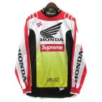 ショッピングsupreme シュプリーム SUPREME Honda Fox Racing Moto Jersey Top ホンダ フォックスレーシング モト ジャージ トップ ボックスロゴ M ☆AA★
