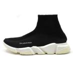 バレンシアガ BALENCIAGA スピード Speed トレーナー ソックス スニーカー 42 約27.5cm 黒 白 ブラック ホワイト ☆AA★