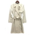 インディヴィ INDIVI サッシュベルト付き プレーン トレンチ コート ベージュ 38 127-98008 レディース