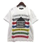 クロムハーツ CHROME HEARTS コムデギャルソン COMME des GARCONS DSMG 別注 スクロールラベル プリント Tシャツ ホワイト L ZB-T001 ☆AA