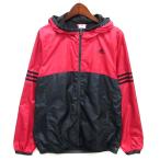  Adidas adidas SC обратная сторона tricot ворсистый Wind Parker жакет Zip выше AZ7384 красный черный красный чёрный L женский 