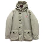 ダントン DANTON タッサー TUSSAH フード ダウンジャケット ベージュ 36 JD-8532 LAS レディース