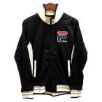  filler FILA спортивная куртка джерси обратная сторона ворсистый черный чёрный L женский 