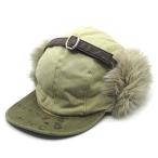 ショッピングused キャピタル KAPITAL ムラチノ ブリムフィールドハンターキャップ USED加工 フェイクファー 耳当て K2410XH526 サイズF メンズ レディース