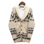 ショッピングカウチン B&Y BEAUTY&YOUTH ビューティー&ユース ライナー付き カウチン ロング カーディガン ガウン アイボリー 1625-699-3781 レディース