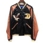 ショッピングスカジャン テーラートーヨー TAILOR TOYO 東洋 リバーシブル スカジャン ホノルル 双龍 虎 鷹 M 青 黒 ブルー ブラック TT10281 メンズ