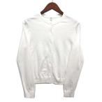 ユニクロ UNIQLO UVカット クルーネック カーディガン 長袖 オフホワイト M 474982 レディース