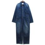 ジョンブル JOHNBULL 12.5オンス デニム オールインワン サロペット つなぎ JM244P10 2024AW ユーズド加工 ブルー L メンズ