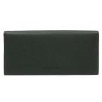 ショッピングBURBERRY バーバリー BURBERRY サフィアーノレザー 二つ折り 長財布 小銭入れあり ダークグリーン 美品 メンズ