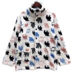 mozMOZ боа флис жакет пижама белый L 5220041 мужской 