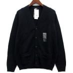 未使用品 ユニクロ UNIQLO プレミアムラム ウール Vネック カーディガン ネイビー 紺 L 460941 メンズ