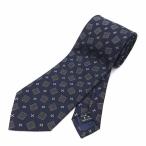  не использовался товар Christian Ora -niCHRISTIAN ORANI мелкий рисунок рисунок шелк Jaguar do галстук темно-синий темно-синий мужской 