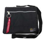 アルファ ALPHA INDUSTRIES ミリタリー サコッシュ ショルダーバッグ ブラック 黒 メンズ レディース