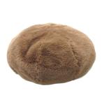 ヒールクリーク Heal Creek ECO TEDDY FUR フェイクファー ベレー帽 帽子 ブラウン 茶 40 日本製 003-55163 レディース