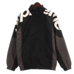 ショッピングシュプリーム シュプリーム SUPREME 19AW Shoulder Logo Track Jacket ショルダーロゴトラック ジャケット ジップアップ ブラック S メンズ