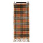 バーバリー ロンドン BURBERRY LONDON チェック マフラー ショール ウール カシミヤ混 ブラウン ☆AA★ レディース