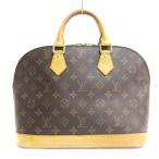 ルイヴィトン LOUIS VUITTON モノグラム アルマPM ハンドバッグ M51130 フランス製 ブラウン系 レディース
