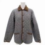  Le Minor Leminor стеганная куртка 38 синий голубой белый белый чай Brown /UD женский 