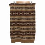  low Len Ralph Lauren LAUREN RALPH LAUREN прекрасный товар вязаный юбка neitib рисунок L чай Brown /TZ женский 