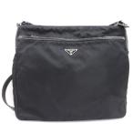 プラダ PRADA 三角プレート ショルダーバッグ ナイロン ブラック ☆AA★ レディース