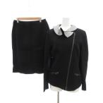 ta воздушный sidaTAE ASHIDA выставить двусторонний жакет юбка колено длина 9 чёрный черный /JS женский 
