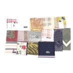 フェンディ FENDI ラルフローレン他ブランド ハンカチ チーフ 15点セット まとめ 総柄 マルチカラー /JS レディース