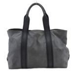 ボッテガヴェネタ BOTTEGA VENETA マルコポーロ キャンバス トートバッグ グレー系 メンズ