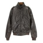 ショッピングzara ザラマン ZARA MAN フェイクレザー 切替 ジャケット ブラウン M 250926E メンズ