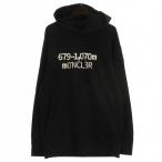 モンクレール MONCLER ジーニアス 1952 MAGLIA GON CAPPUCCIO ロゴ スウェット パーカー プリント G10928G72510 ブラック 2 メンズ