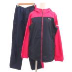  Puma PUMA джерси выставить жакет ветровка брюки Zip выше легкий L розовый темно-синий темно-синий 