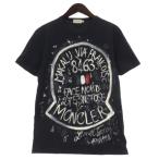 ショッピングmoncler モンクレール MONCLER MAGLIA ペイント Tシャツ カットソー 半袖 ネイビー M メンズ