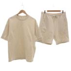 ザラ ZARA セットアップ スウェット トレーナー L ハーフパンツ M 長袖 アイボリー /AE メンズ