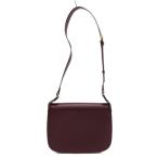 カルティエ Cartier マストライン ショルダーバッグ レザー フランス製 ボルドー レディース