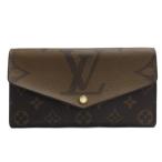 ルイヴィトン LOUIS VUITTON ポルトフォイユ サラ モノグラムジャイアント リバース 長財布 M80726 ☆AA★ レディース