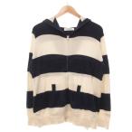  Gelato Pique Homme GELATO PIQUE HOMME Parker Zip выше f-ti- окантовка салон одежда M белый белый синий голубой /YJ мужской 